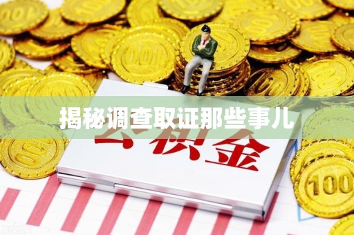 龙岩揭秘调查取证那些事儿