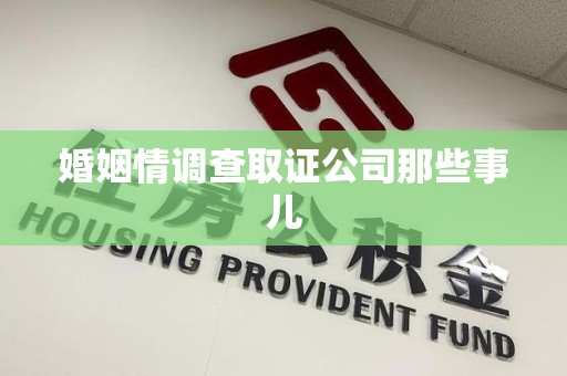 龙岩婚姻情调查取证公司那些事儿