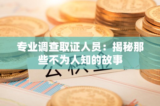 龙岩专业调查取证人员：揭秘那些不为人知的故事