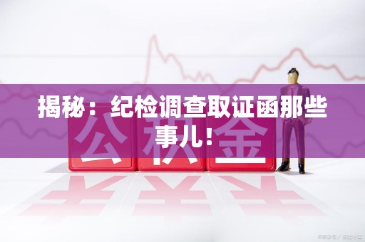 龙岩揭秘：纪检调查取证函那些事儿！