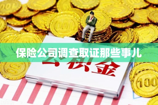 龙岩保险公司调查取证那些事儿