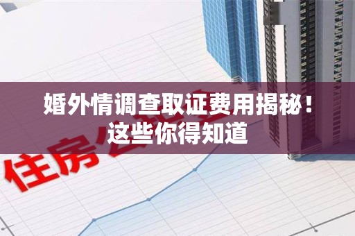 龙岩婚外情调查取证费用揭秘！这些你得知道