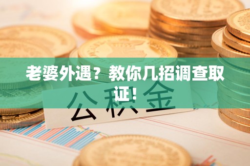 龙岩老婆外遇？教你几招调查取证！