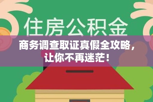 龙岩商务调查取证真假全攻略，让你不再迷茫！