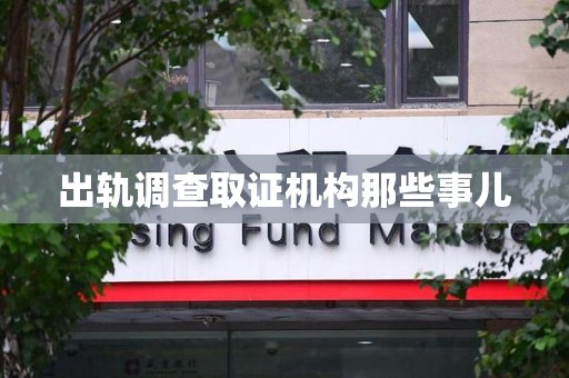 龙岩出轨调查取证机构那些事儿