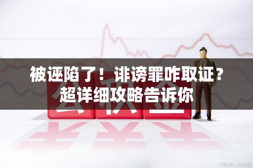 龙岩被诬陷了！诽谤罪咋取证？超详细攻略告诉你