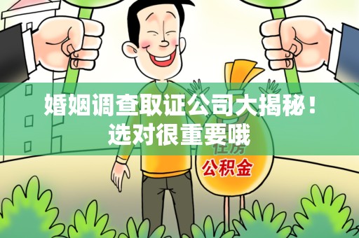 龙岩婚姻调查取证公司大揭秘！选对很重要哦